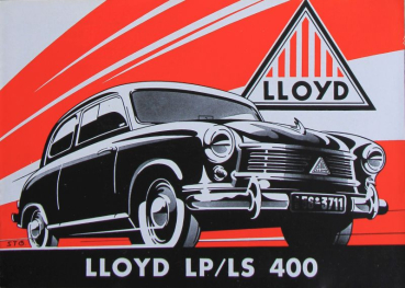 Lloyd LP 400 Modelprogram 1955 Carbrochure (10137)